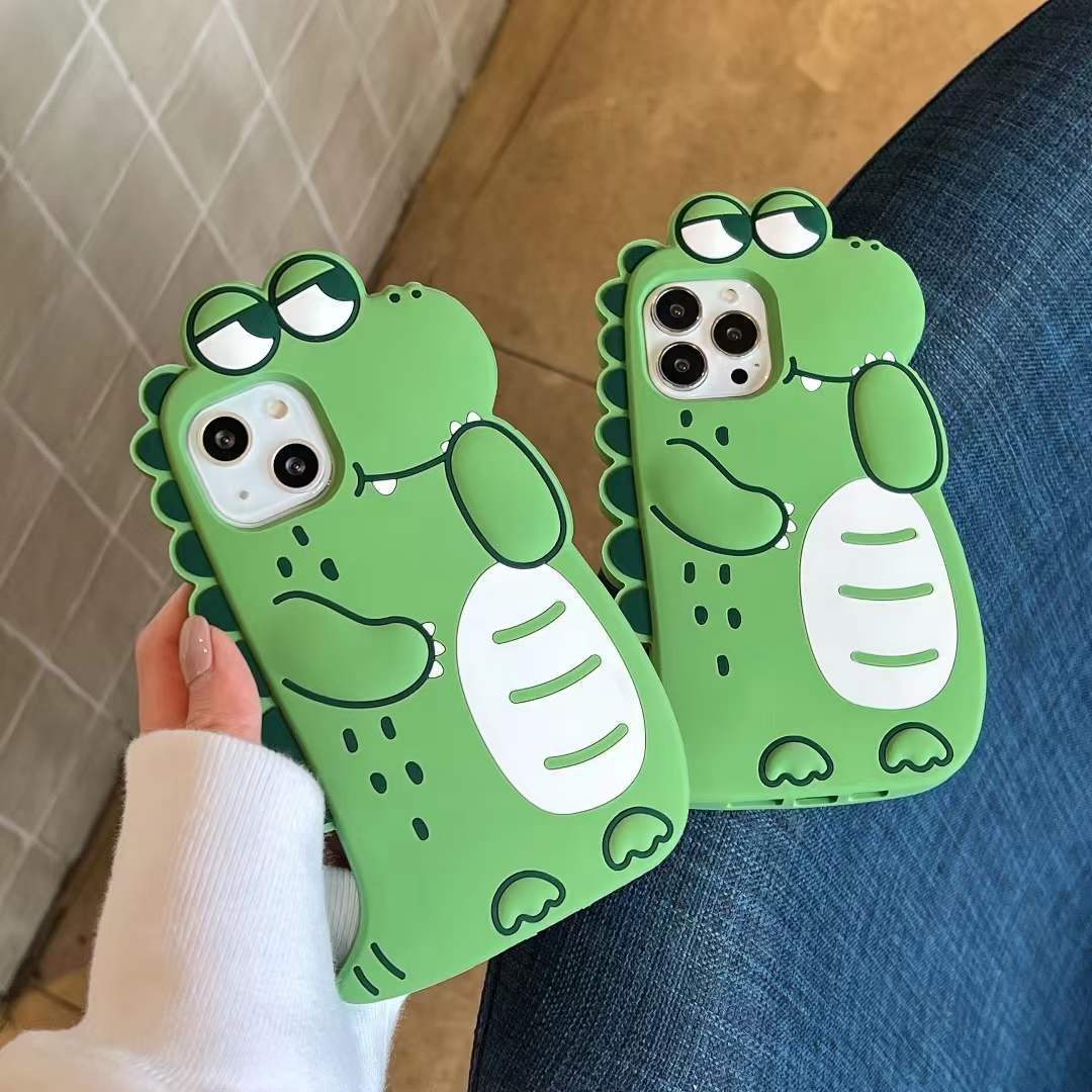 Thickened Anti-fall Applicable Mobile Phone Case Dinosaur Phone Case Cartoon Silicone Case Thickened Anti-fall Applicable Mobile Phone Case Dinosaur Phone Case Cartoon Silicone Case